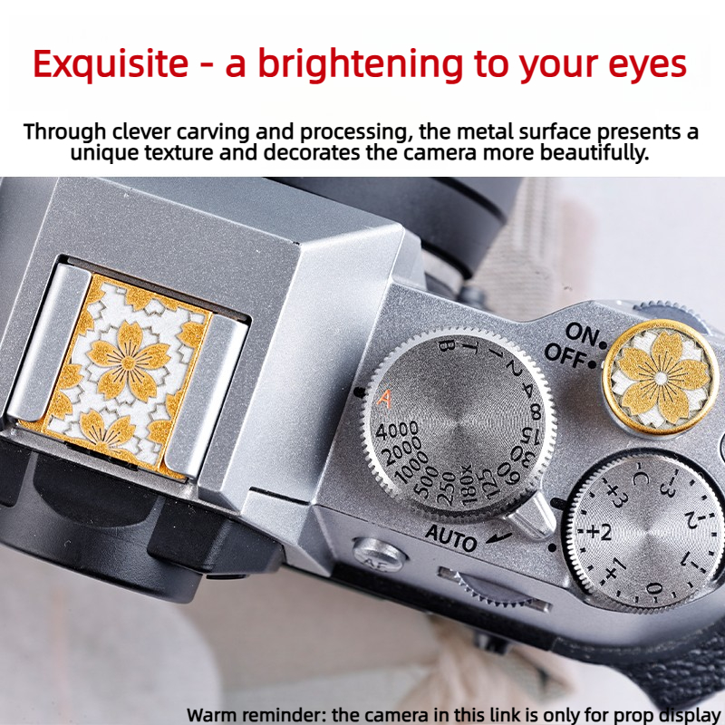 Fujifilm Camera X100Vi - Metal Hot Shoe Cover Threaded Shutter