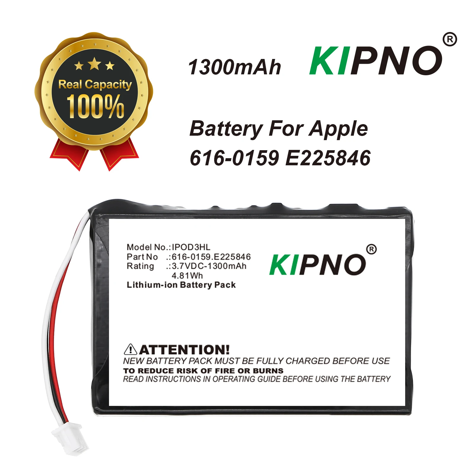 KIPNO Battery For IPod 3 3G 3r - Phone Battery Replacement ulasan dan harga
