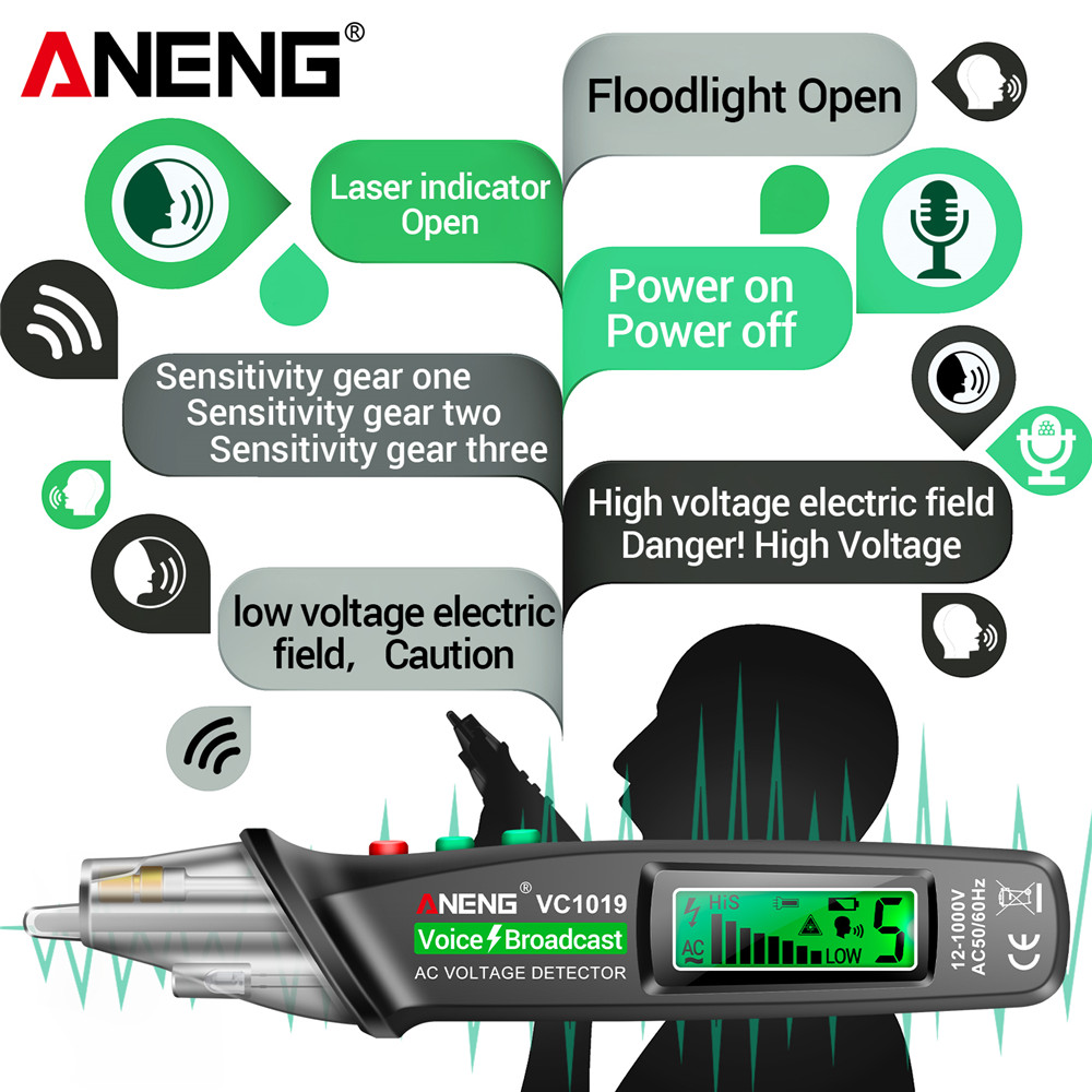 Tester Pen Non-Contact Voice B - Circuit Test Pencil ulasan dan harga