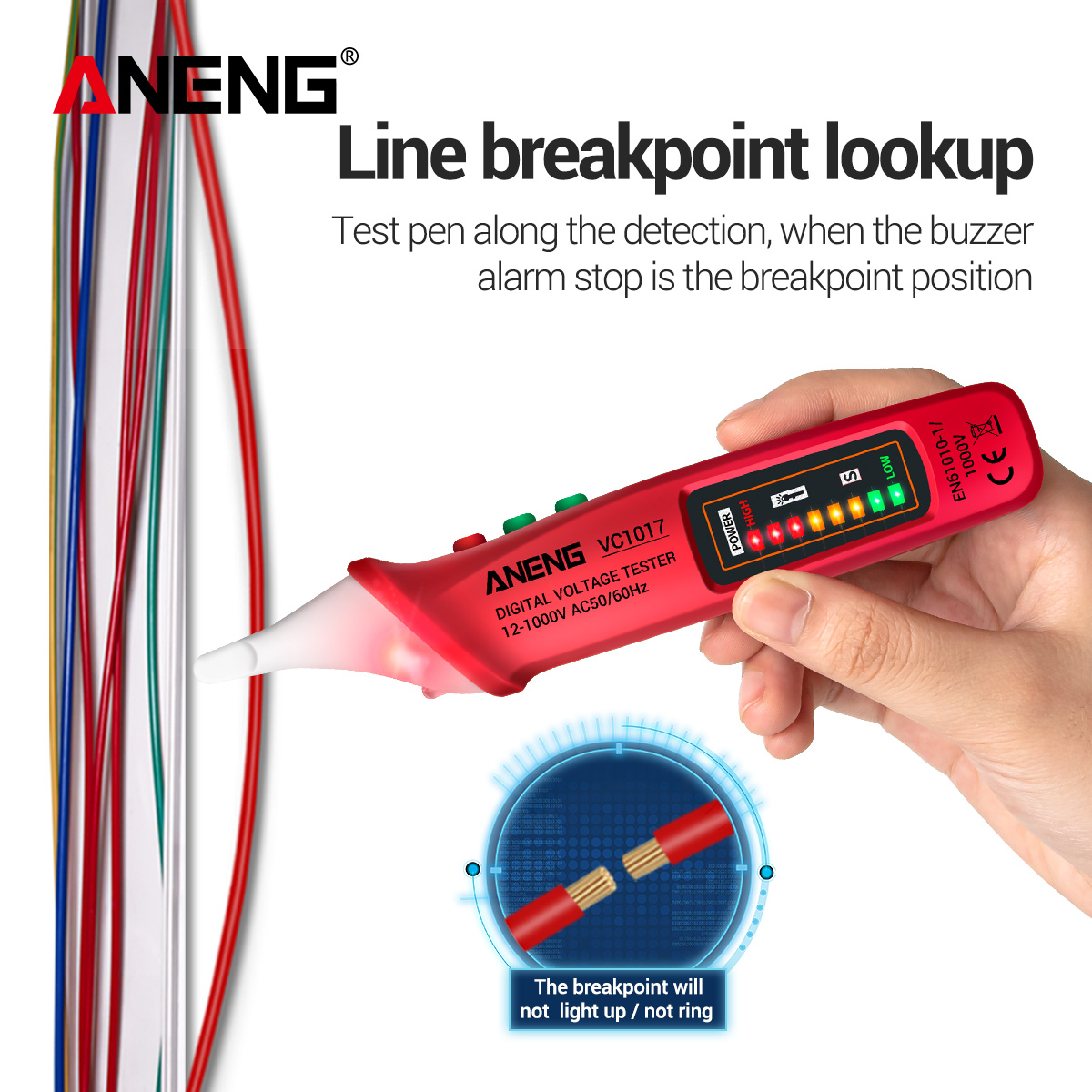 ANENG VC1017 Electric Voltage  - Circuit Test Pencil ulasan dan harga